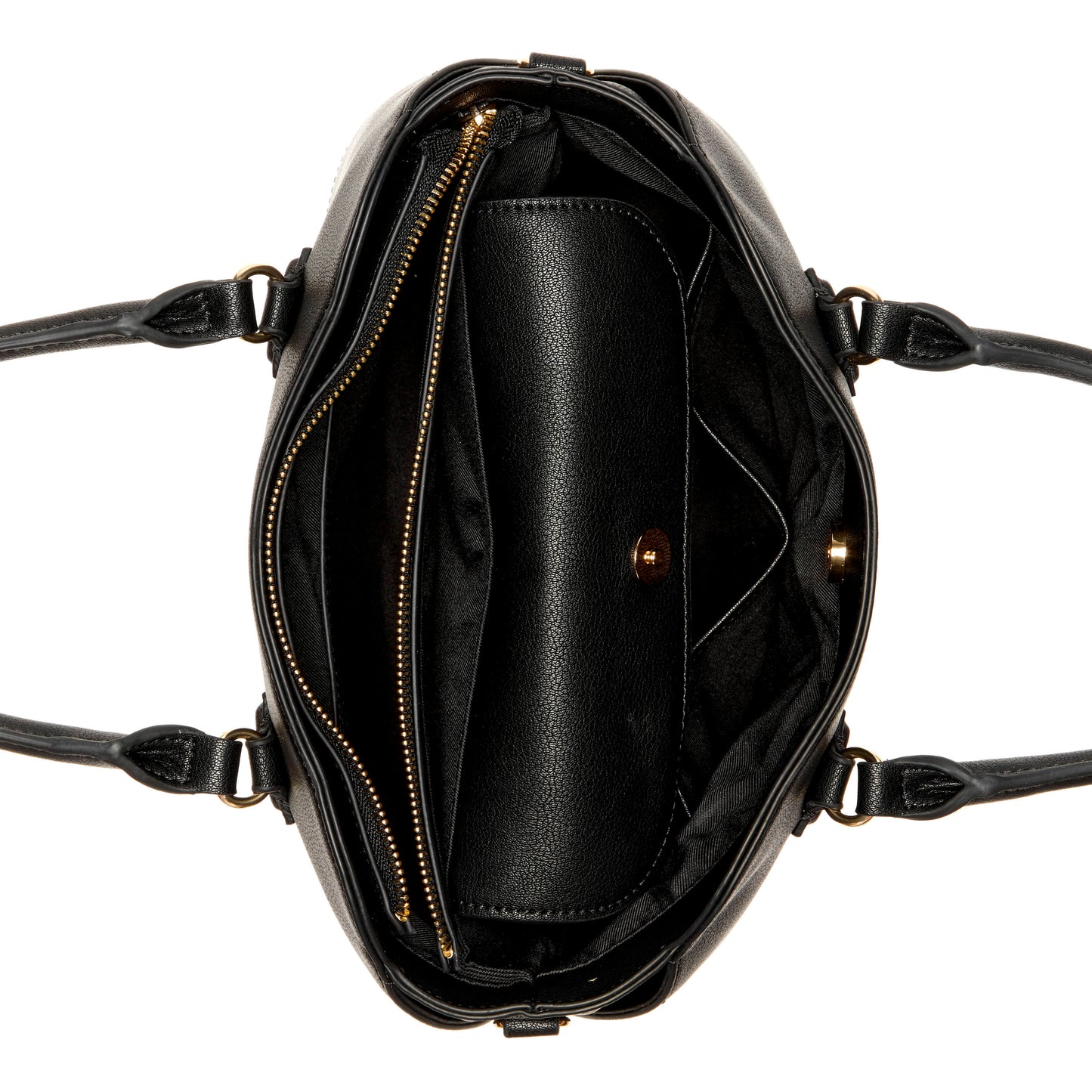 Cartera Satchel Brecken Negro