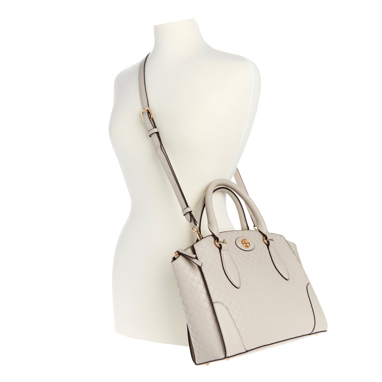 Cartera Satchel Innes Crema