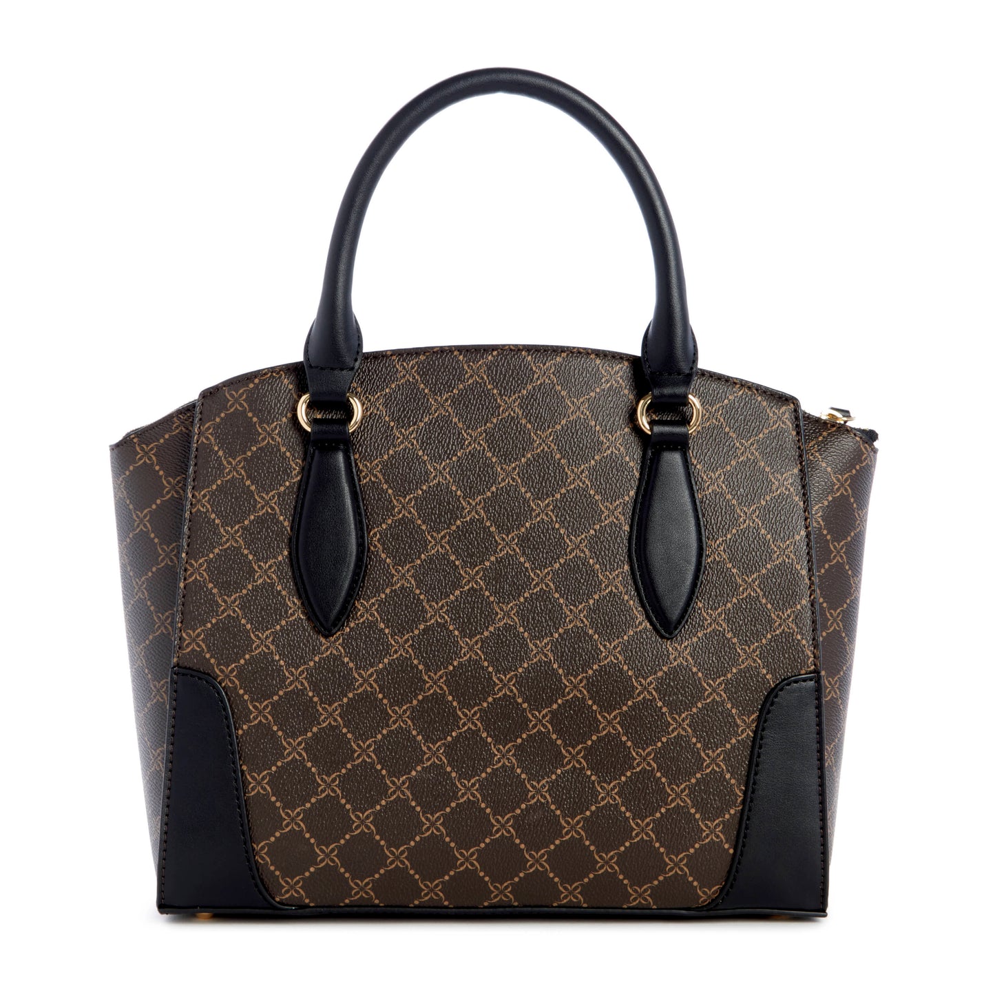 Cartera Satchel Innes Negro/Chocolate