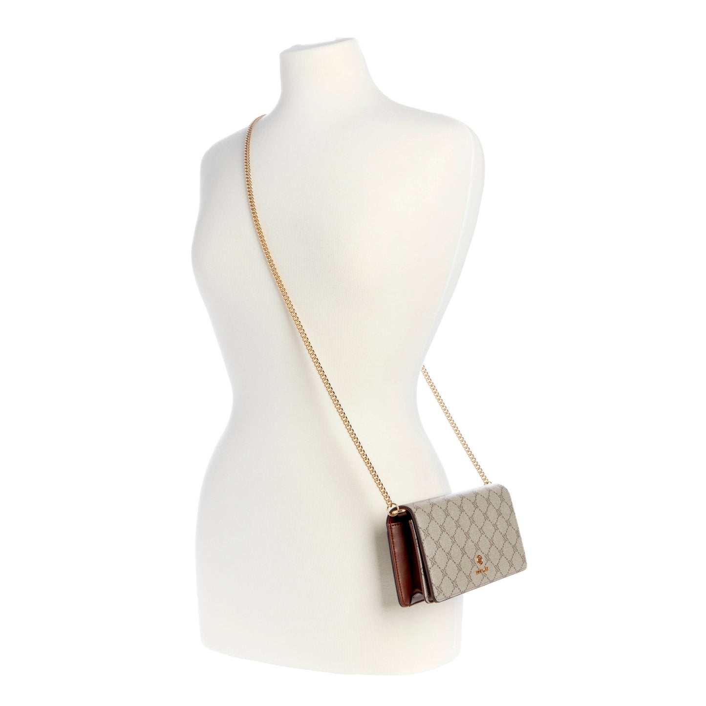 Cartera Phone Case Lockup Crema/Chocolate