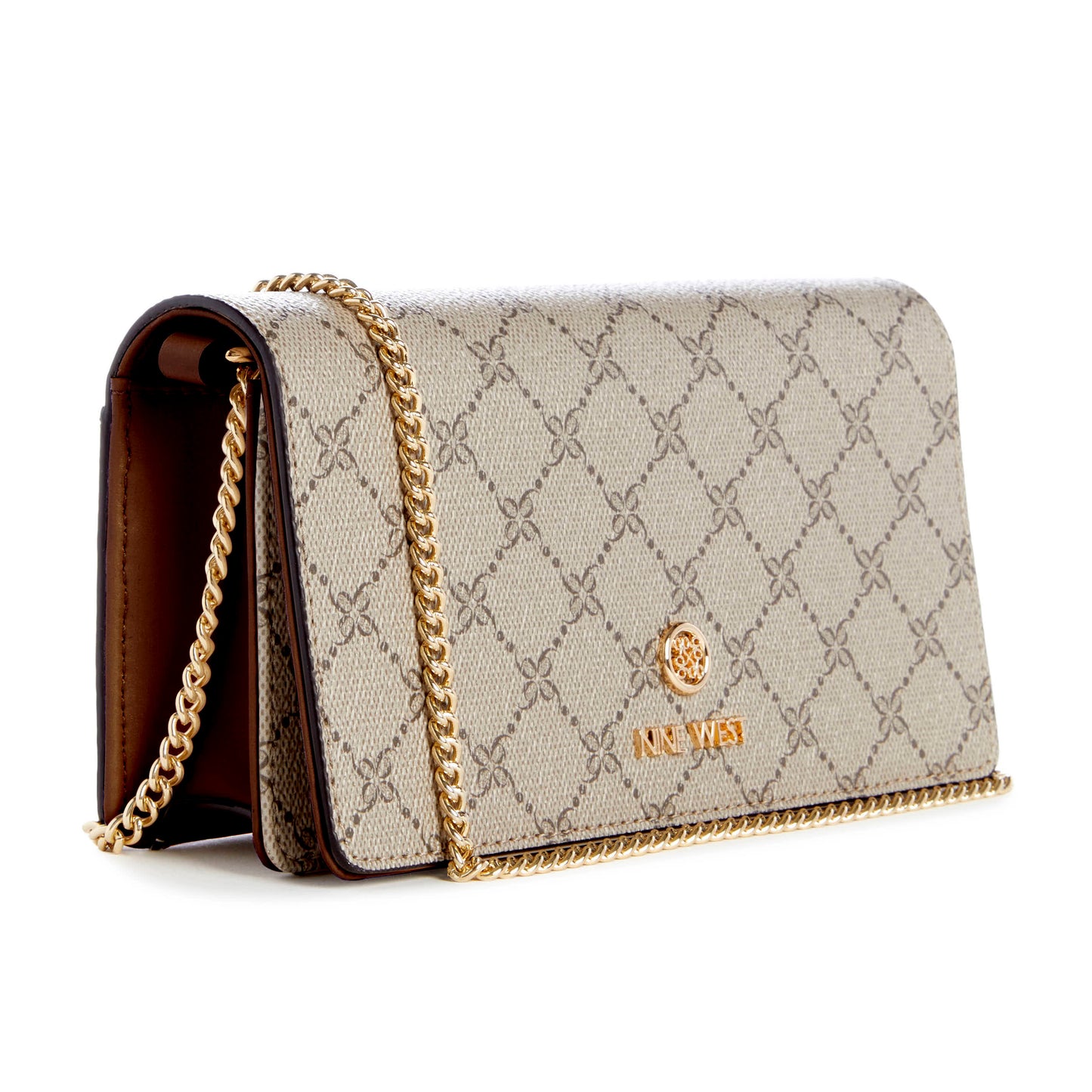 Cartera Phone Case Lockup Crema/Chocolate