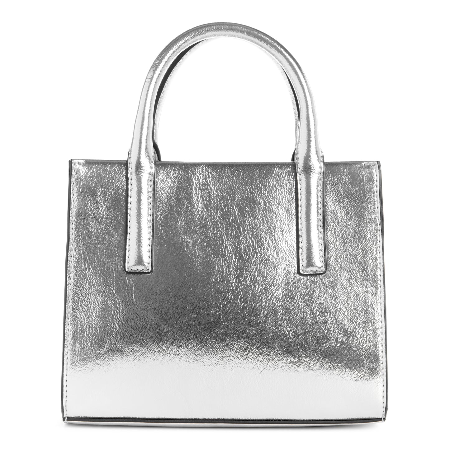 Cartera Mini Tote Maylee Plata
