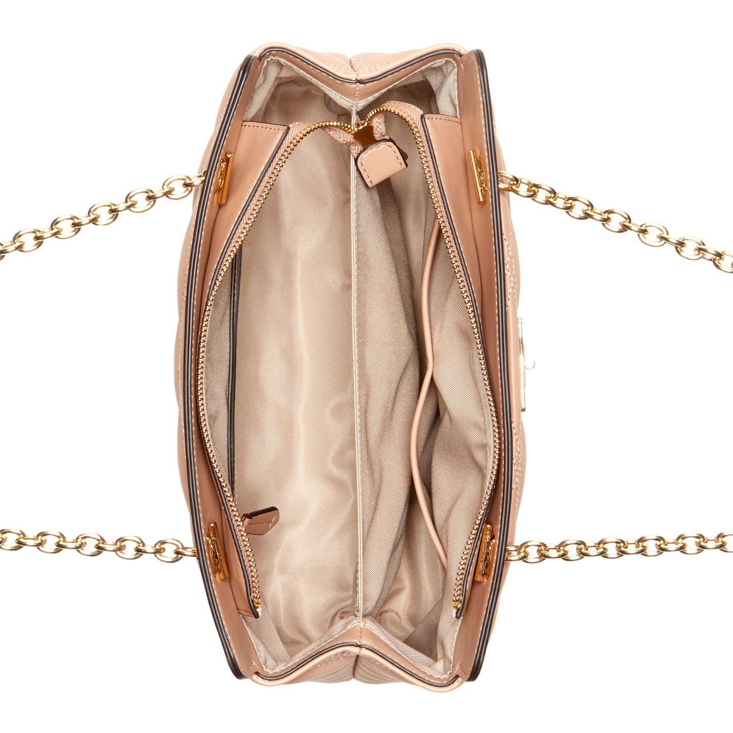 Cartera Shoulder Satchel Aviva Nude/Crema