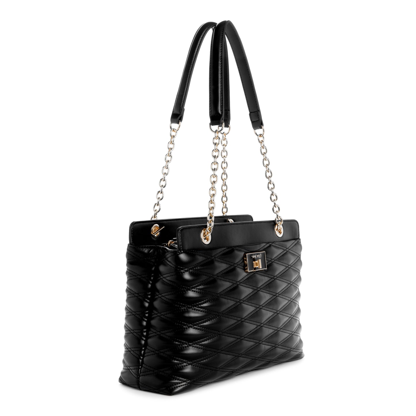Cartera Shoulder Satchel Aviva Negro
