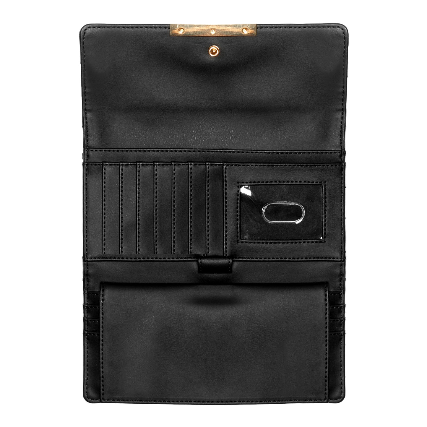 Billetera Slg Check Mirabella Negro