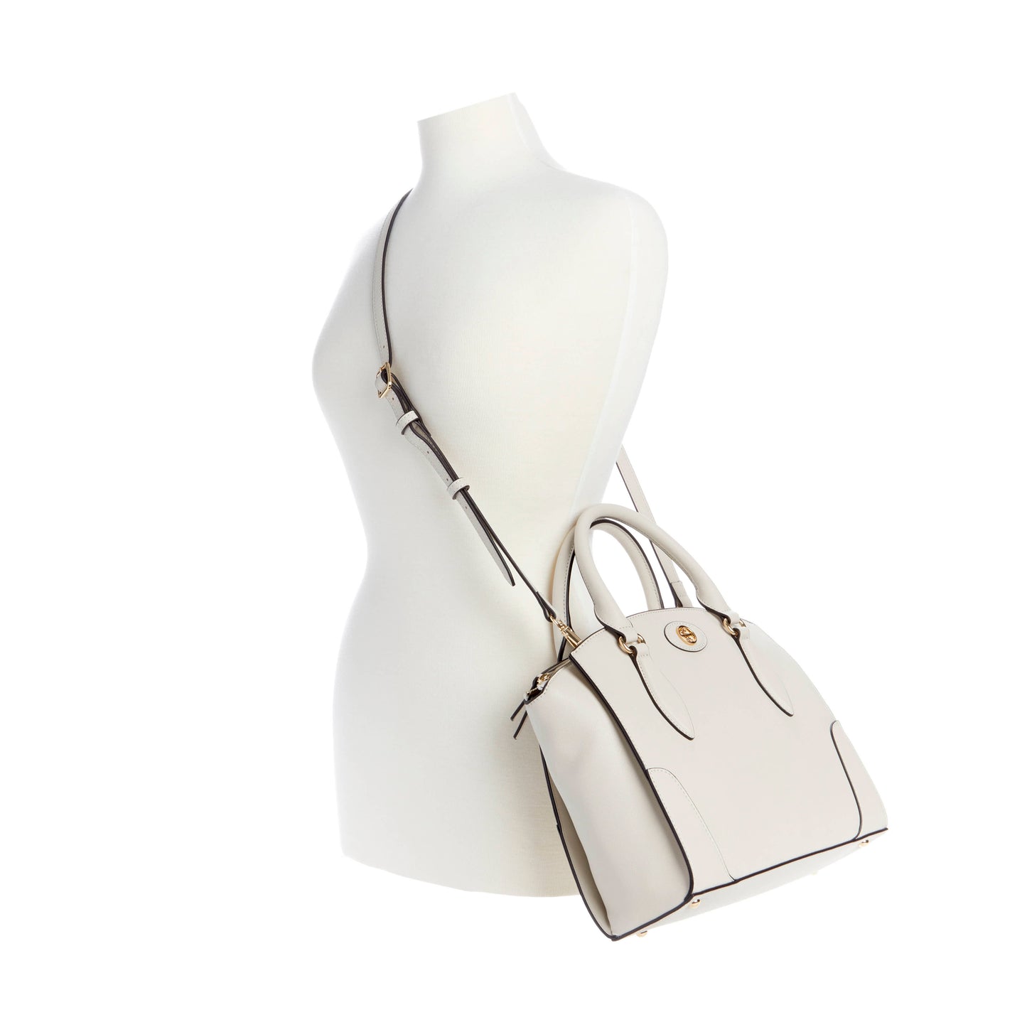 Cartera Satchel Innes Blanco