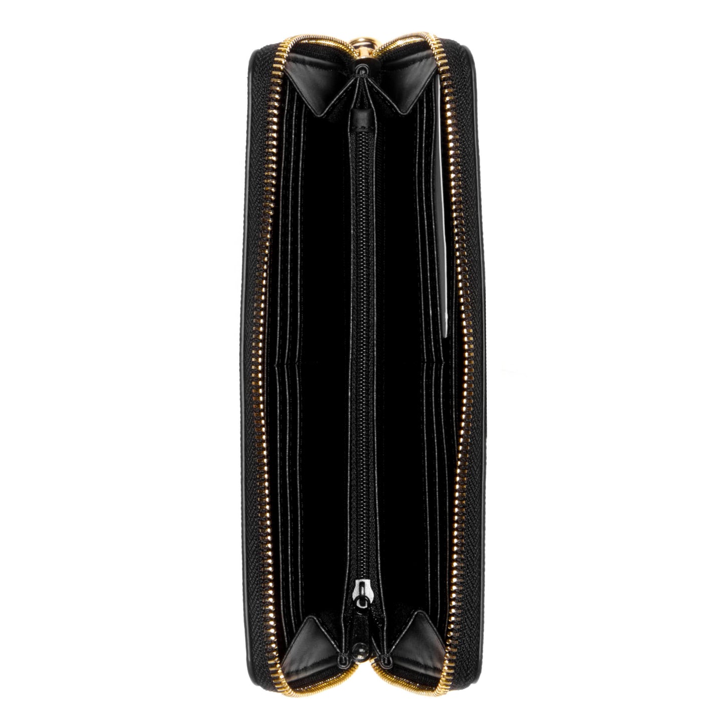 Billetera Zip Reflected Negro
