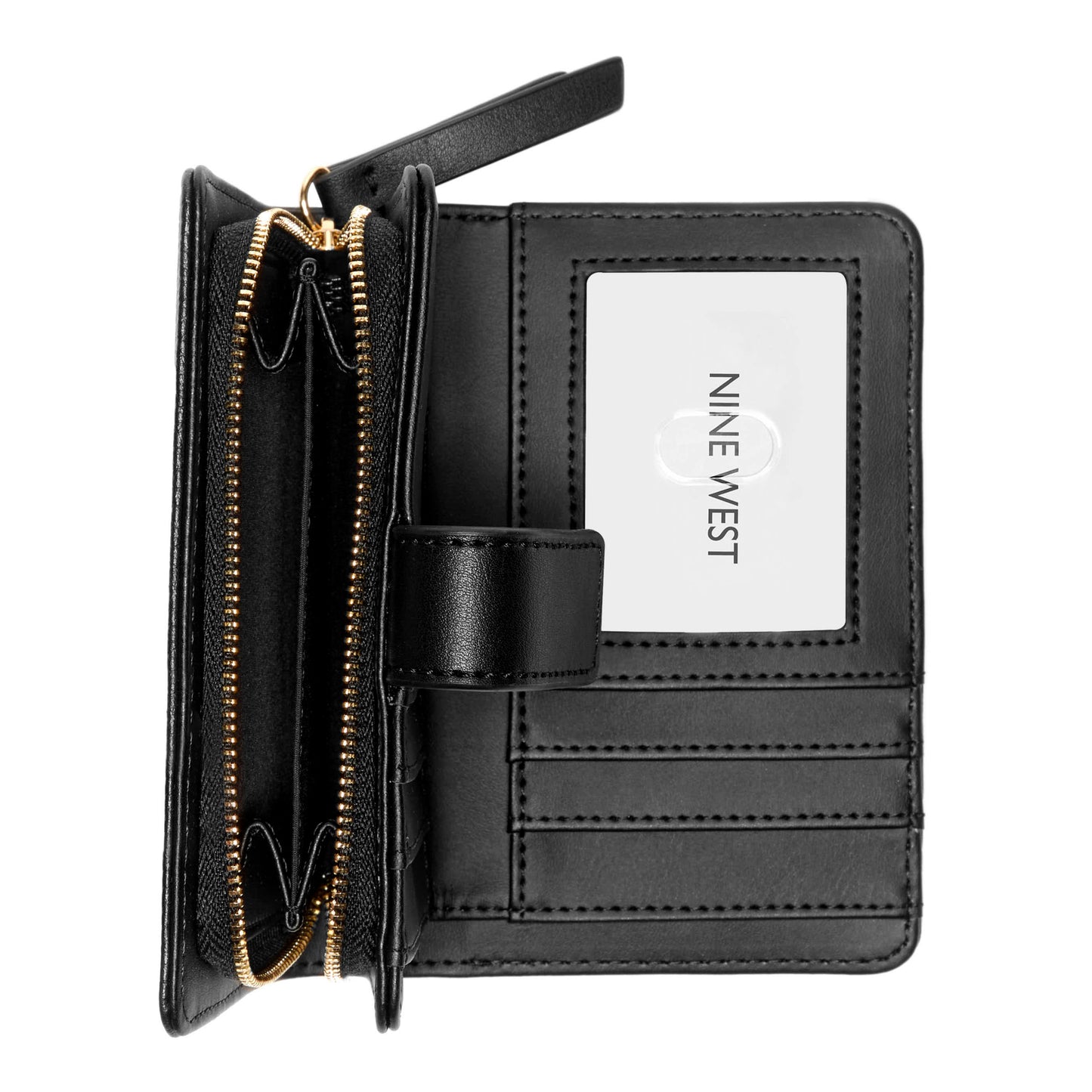 Billetera French Reflected Negro