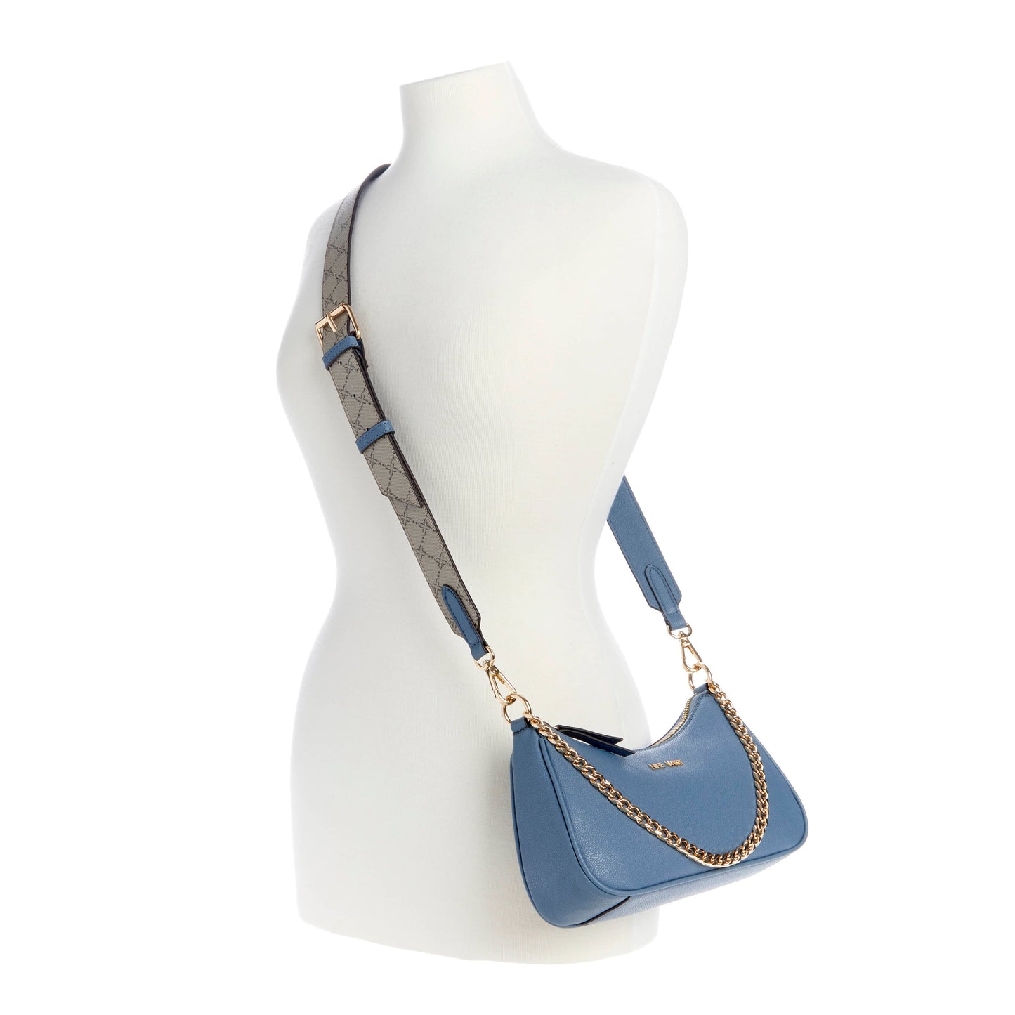 Cartera Shoulder Bona Azul