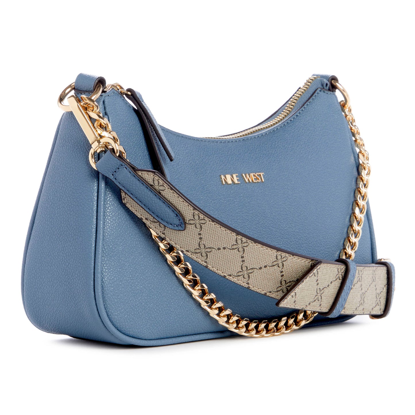 Cartera Shoulder Bona Azul