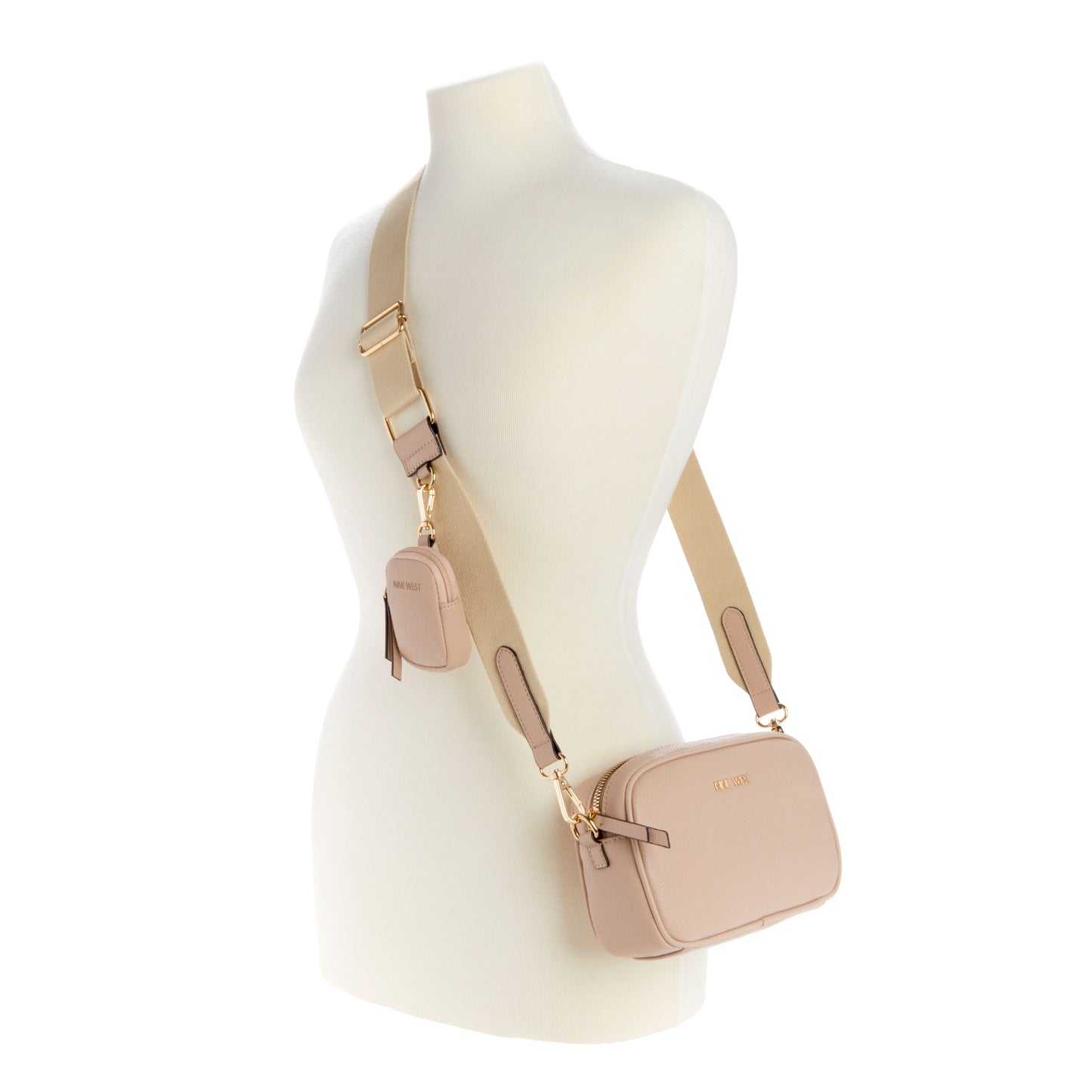 Cartera Mini Camera Peaches Rosa