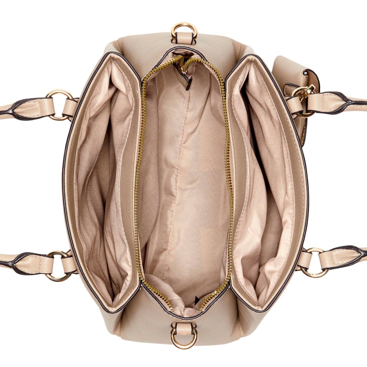 Cartera Satchel Siera Nude
