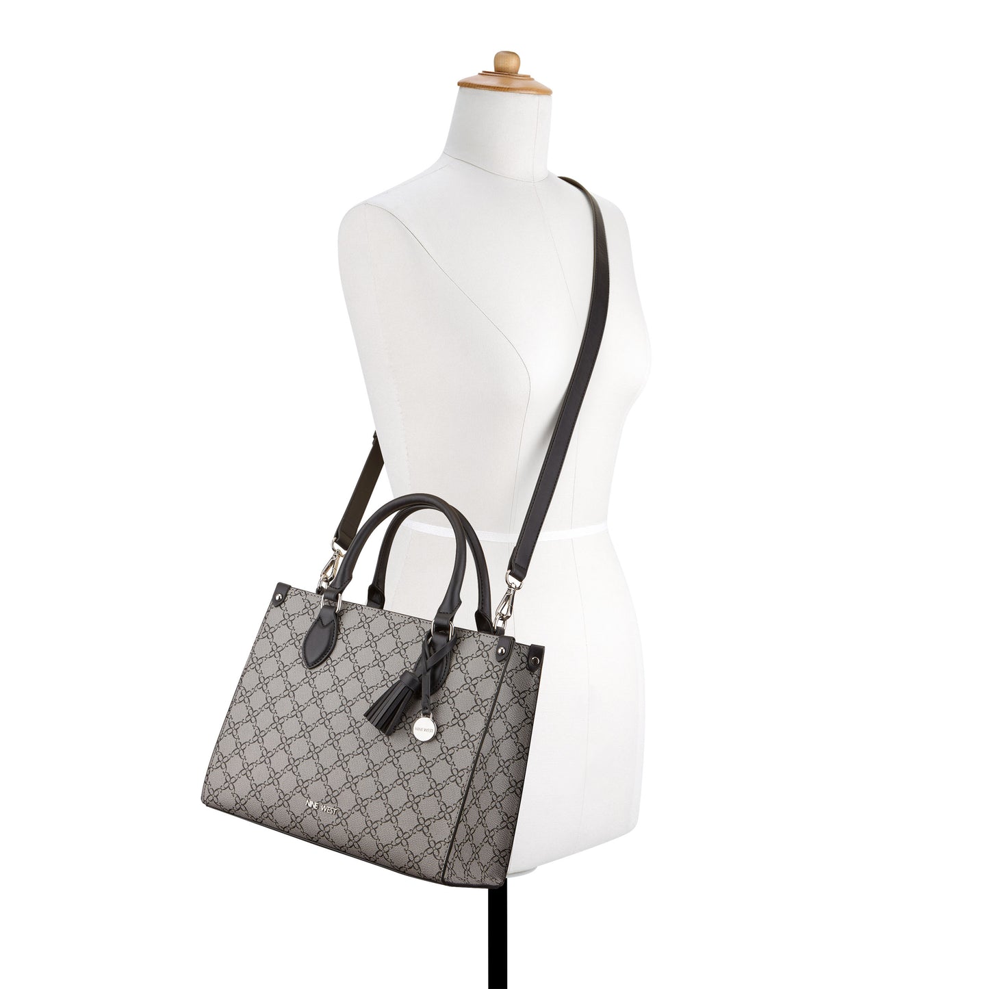 Cartera Satchel Chelsay Gris