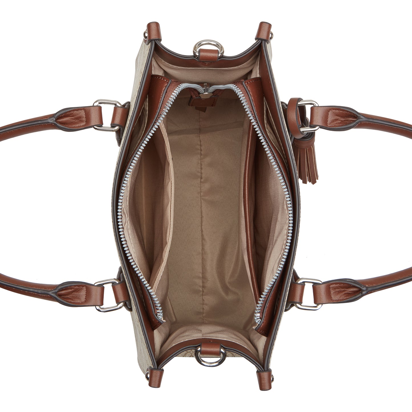 Cartera Satchel Chelsay Nude/Chocolate