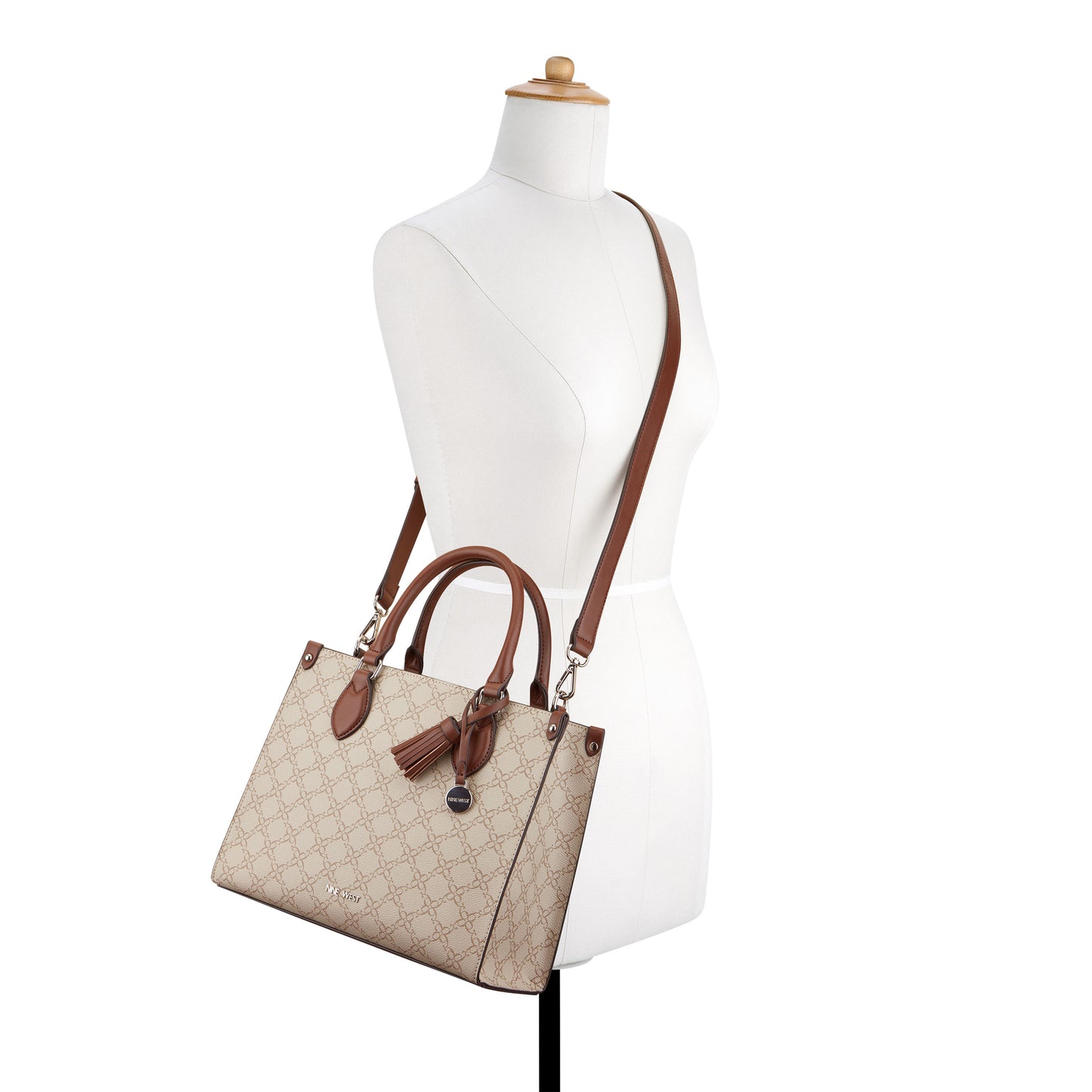 Cartera Satchel Chelsay Nude/Chocolate