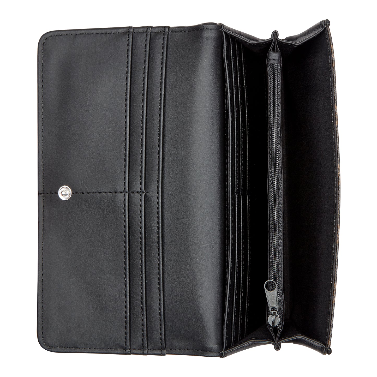 Billetera Slg Zuri Negro/Chocolate