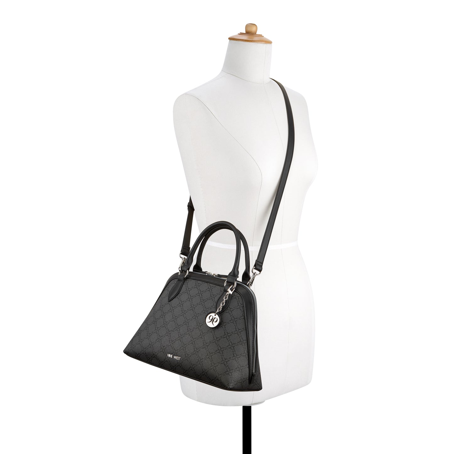 Cartera Satchel Anneli Negro