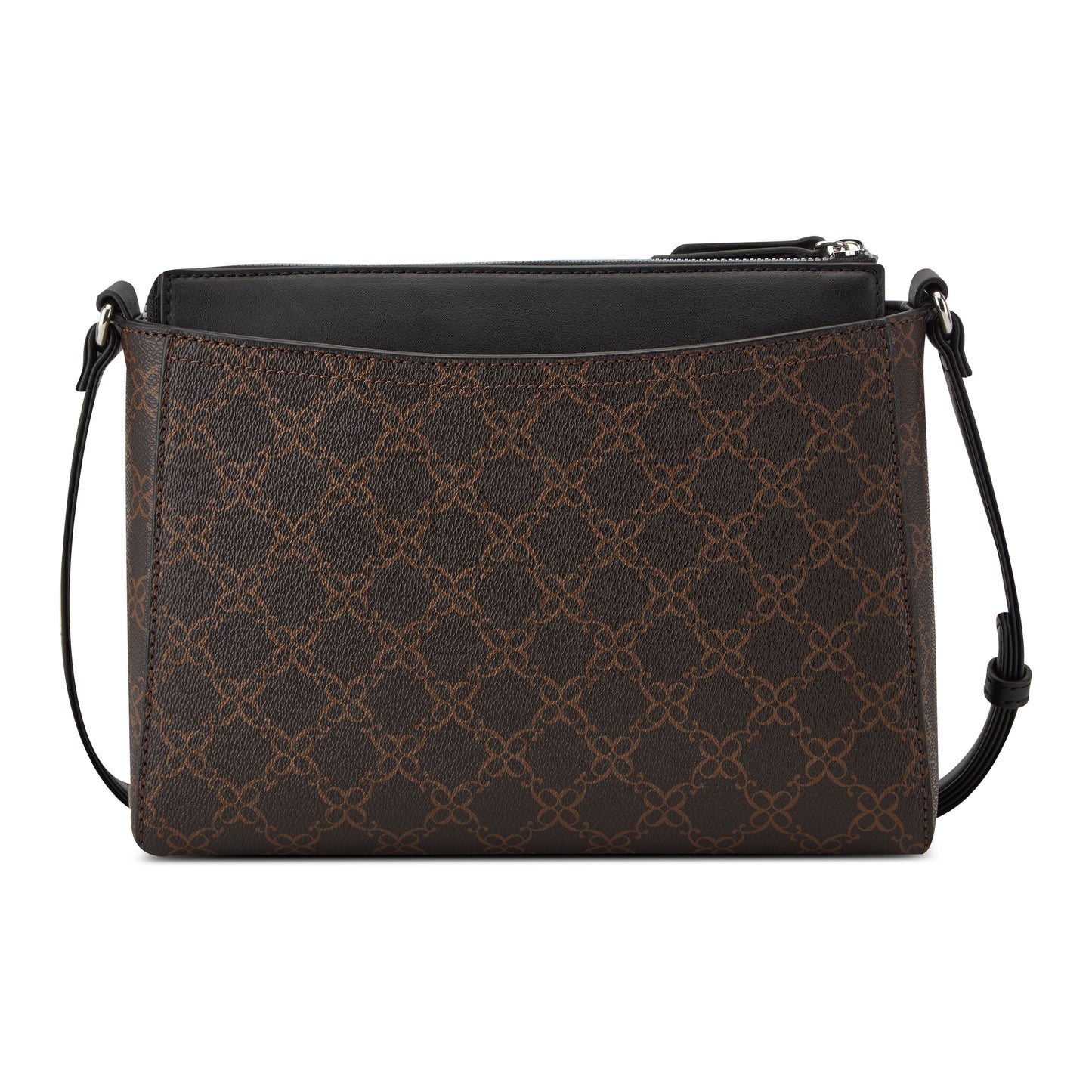 Cartera Crossbody Bowie Negro/Chocolate