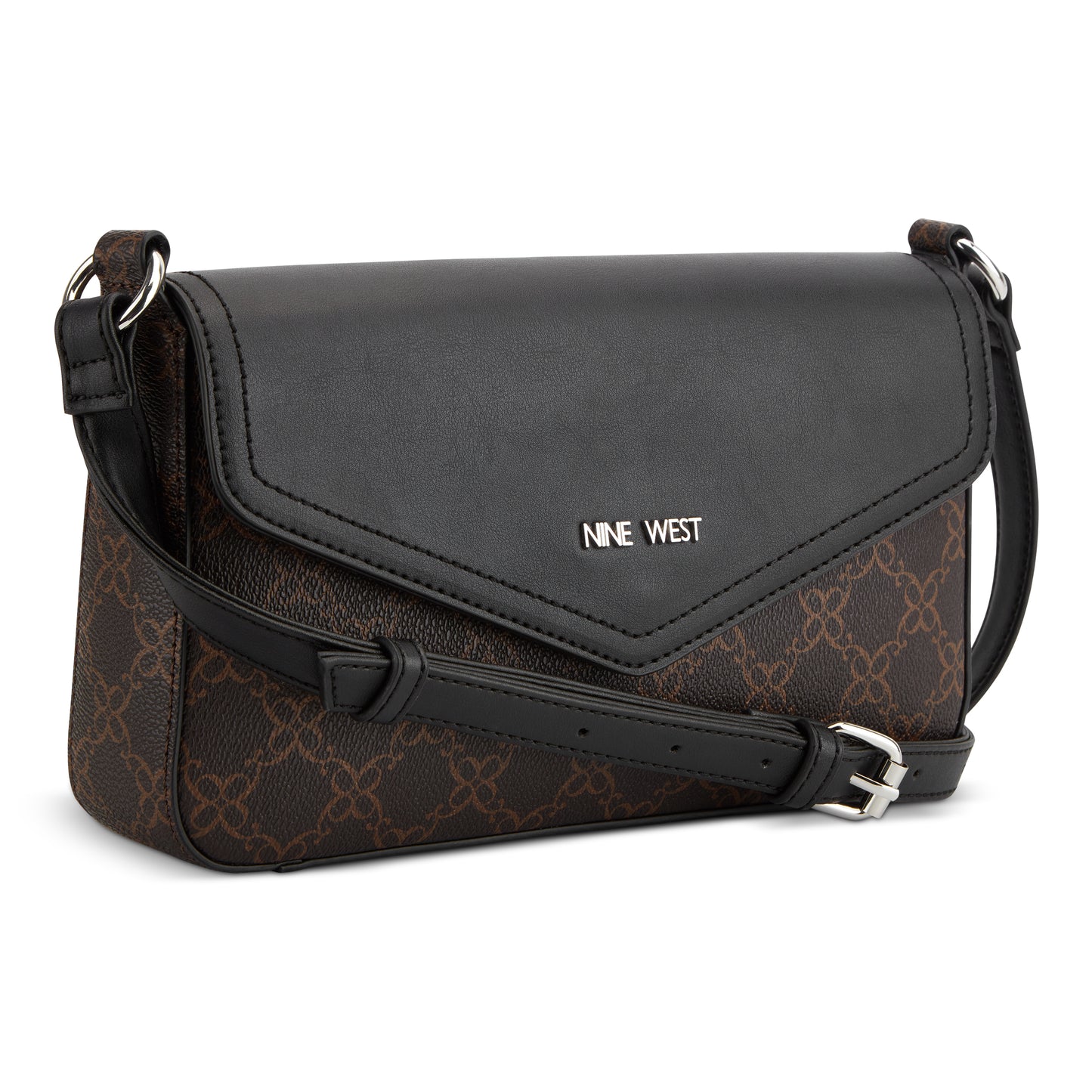 Cartera Crossbody Bowie Negro/Chocolate