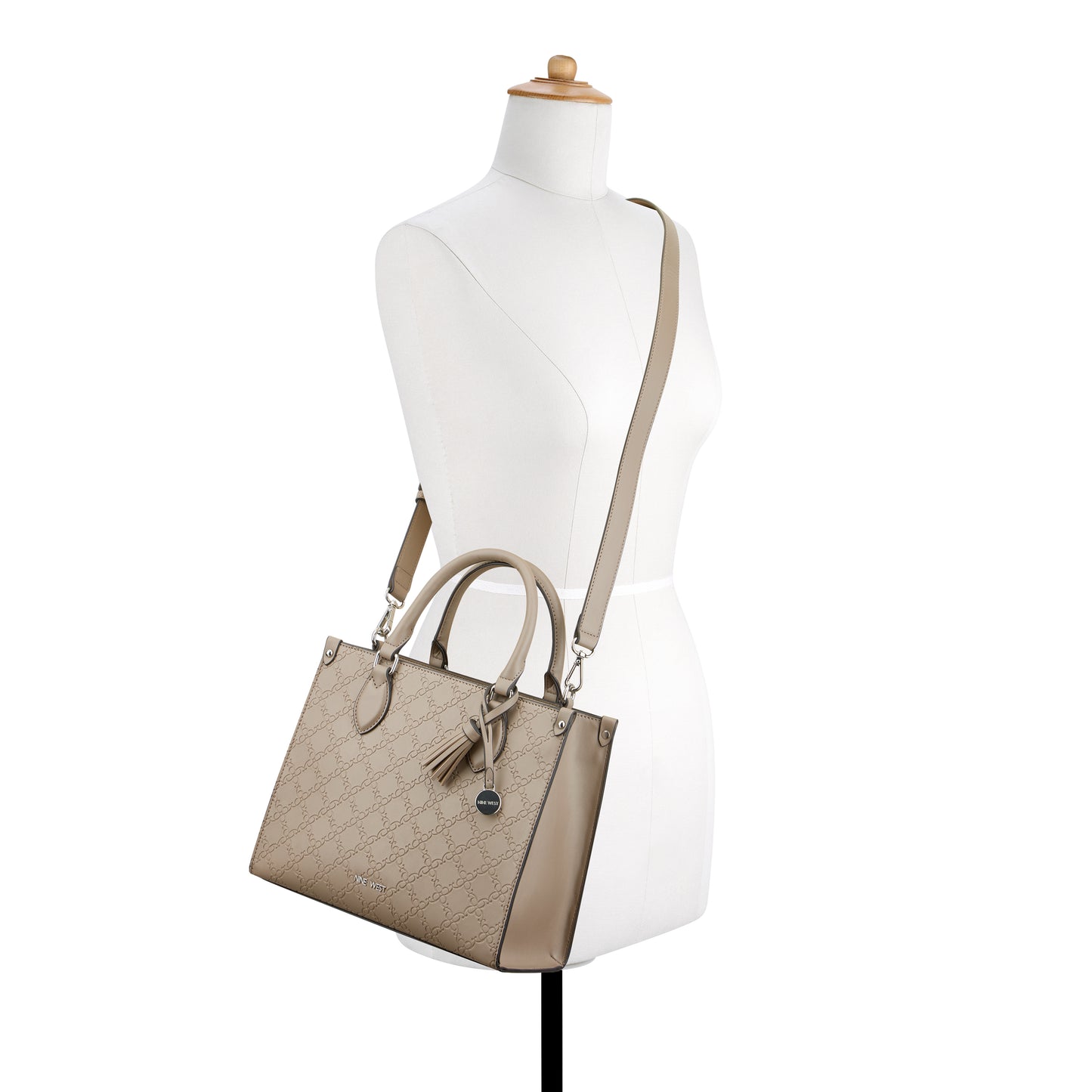 Cartera Satchel Chelsay Crema