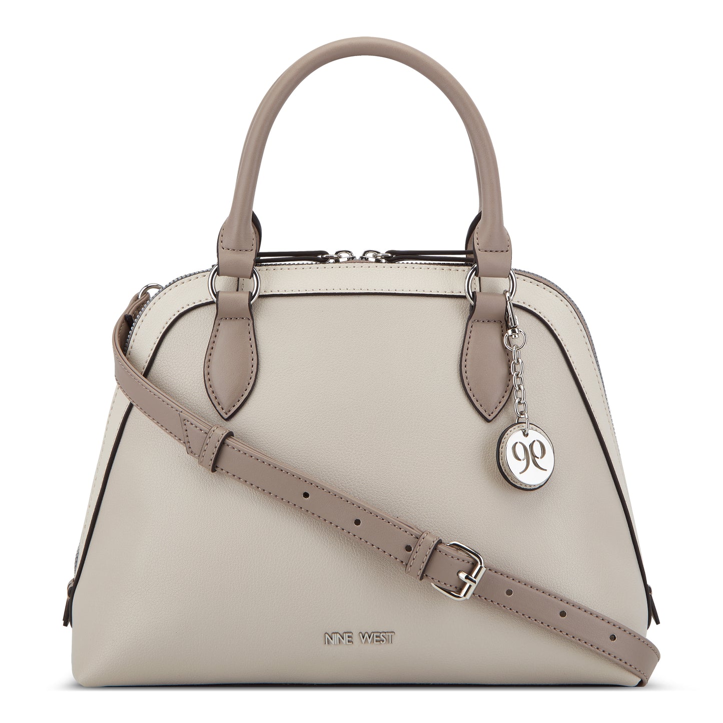 Cartera Satchel Anneli Crema
