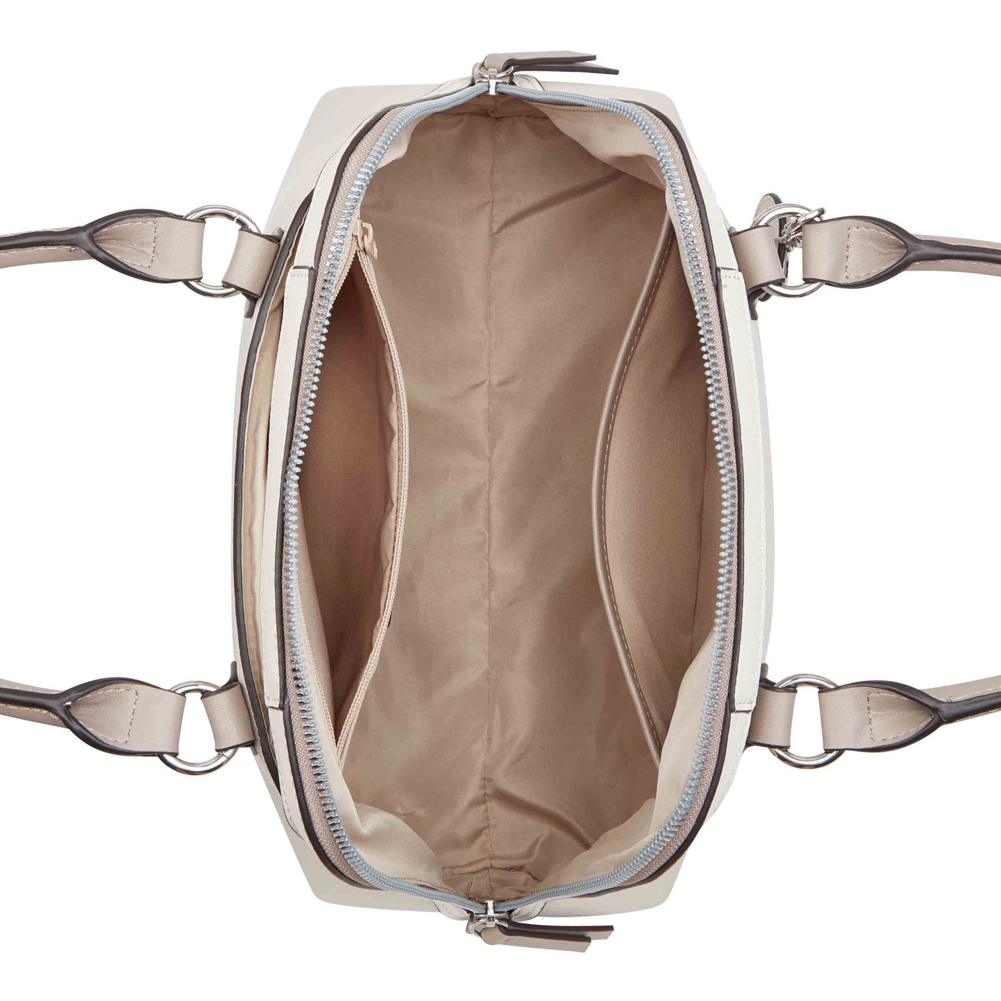 Cartera Satchel Anneli Crema