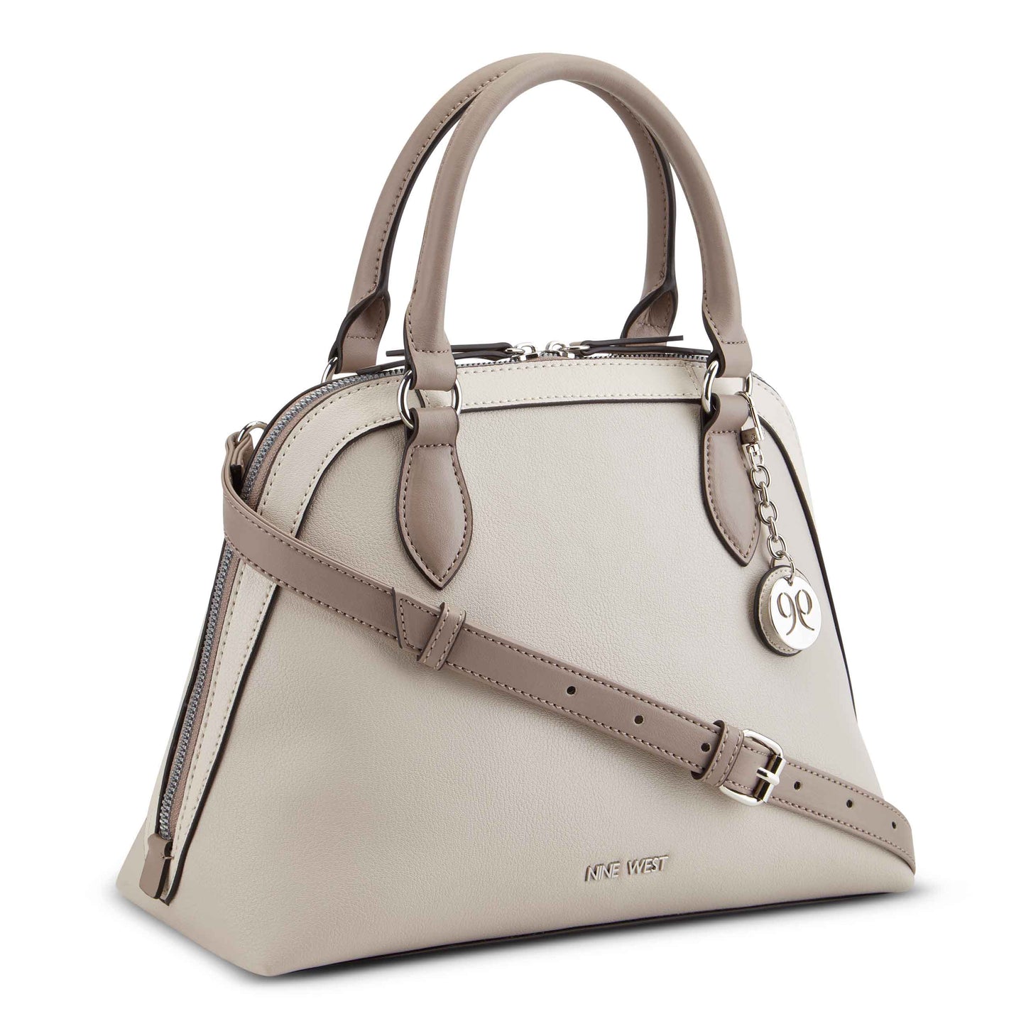 Cartera Satchel Anneli Crema