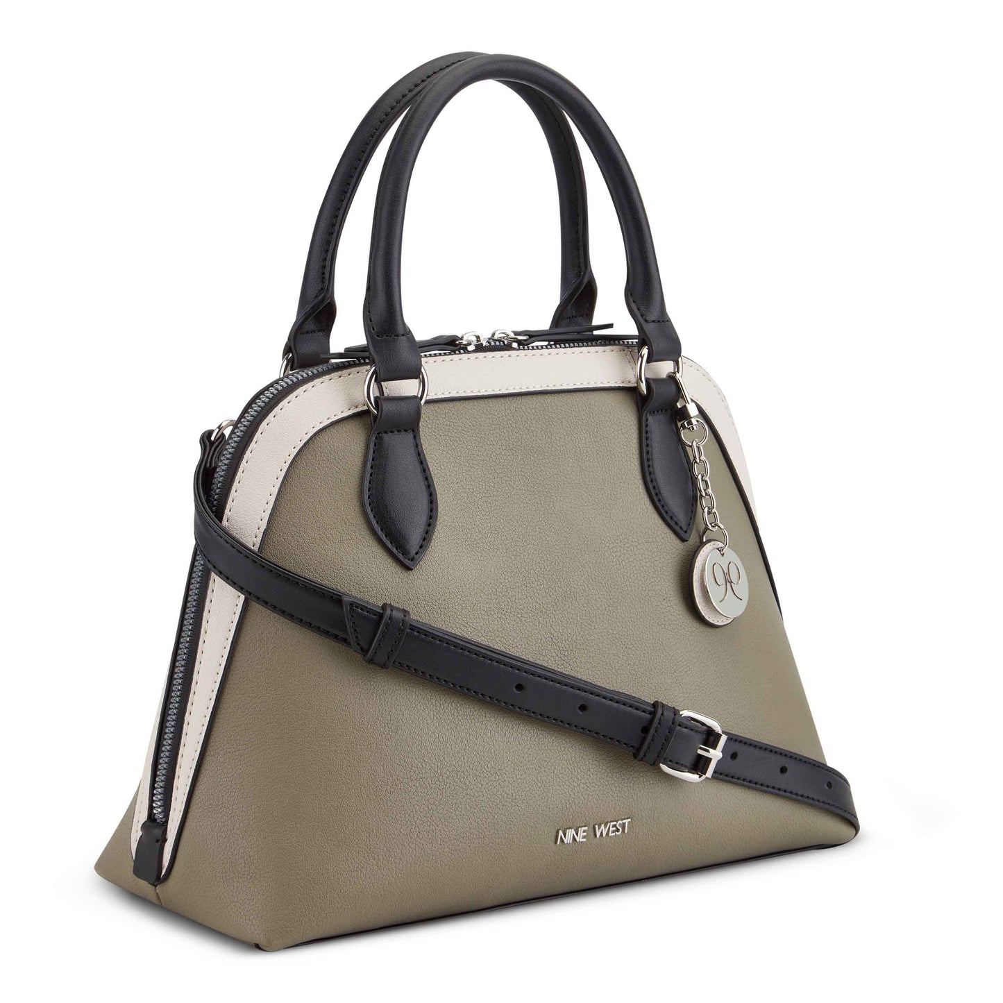 Cartera Satchel Anneli Oliva