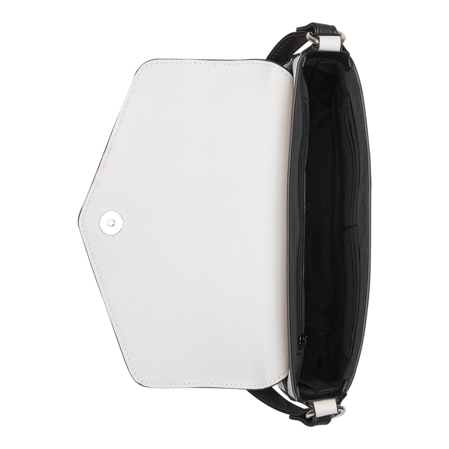 Cartera Crossbody Bowie Crema/Chocolate
