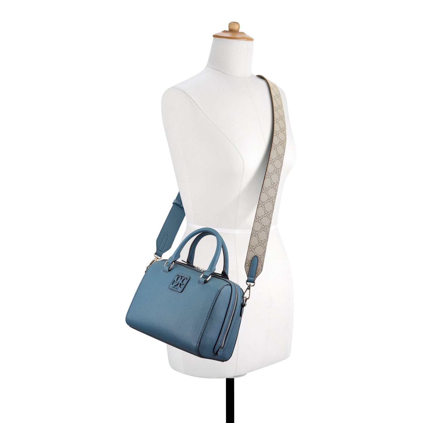 Cartera Satchel Cindi Azul