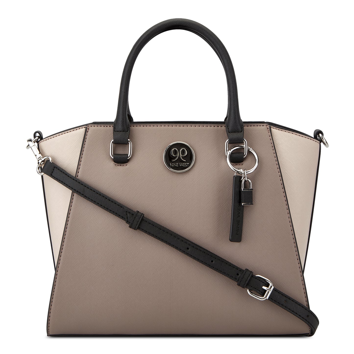 Cartera Satchel Natala Gris