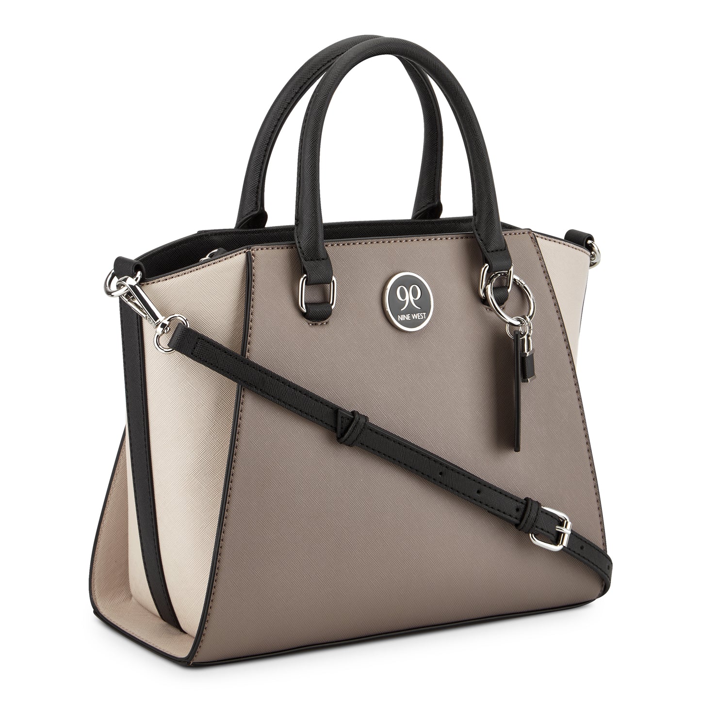 Cartera Satchel Natala Gris