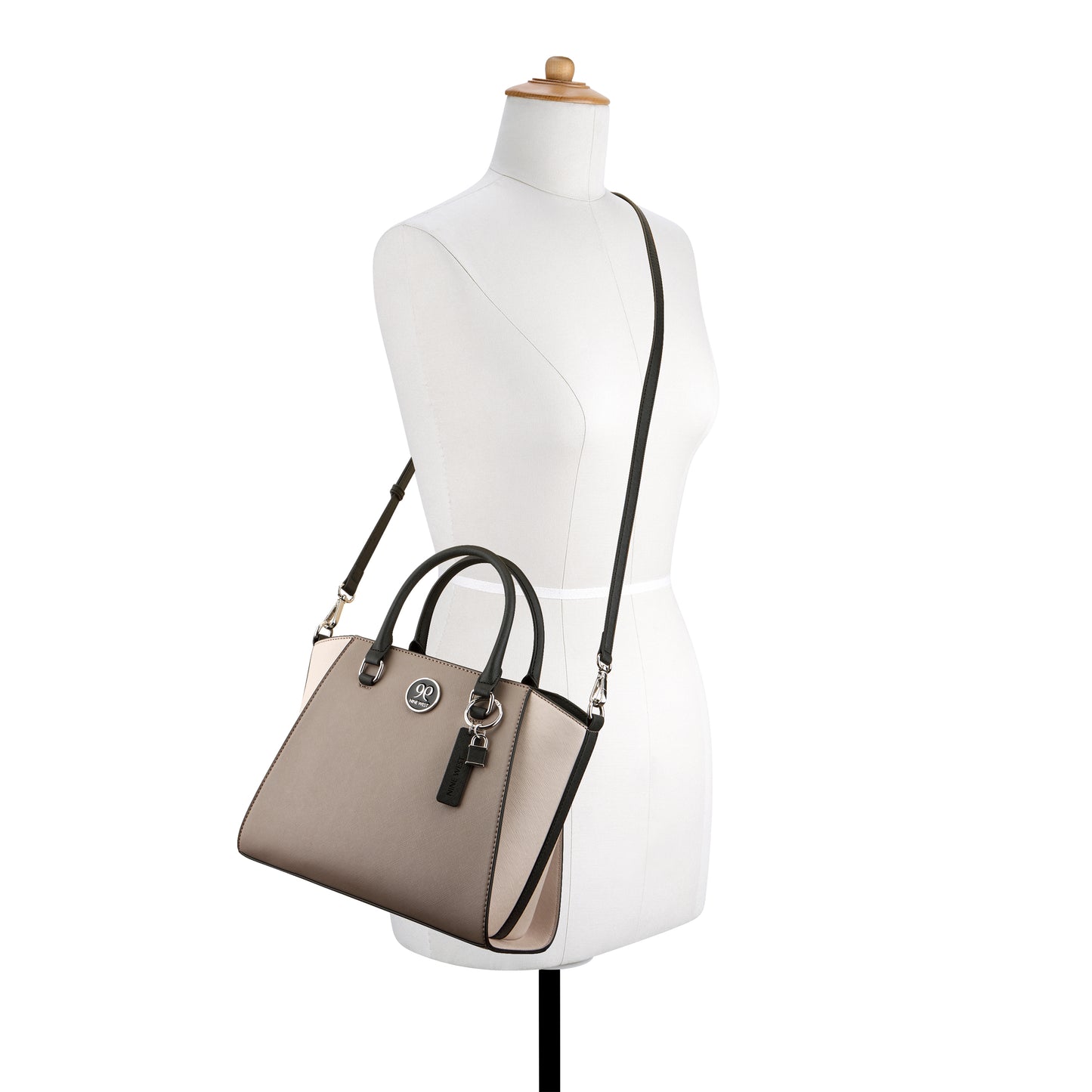 Cartera Satchel Natala Gris