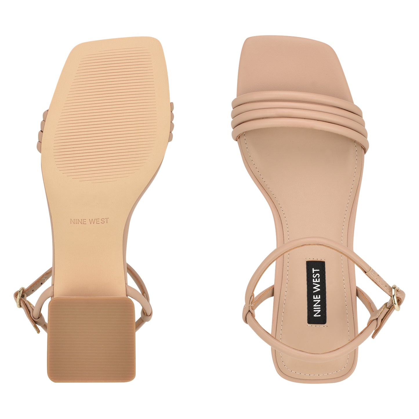 Sandalia Bernise Nude/Crema