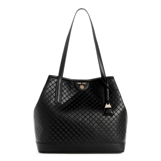 Cartera Tote Teagan Textura Negro