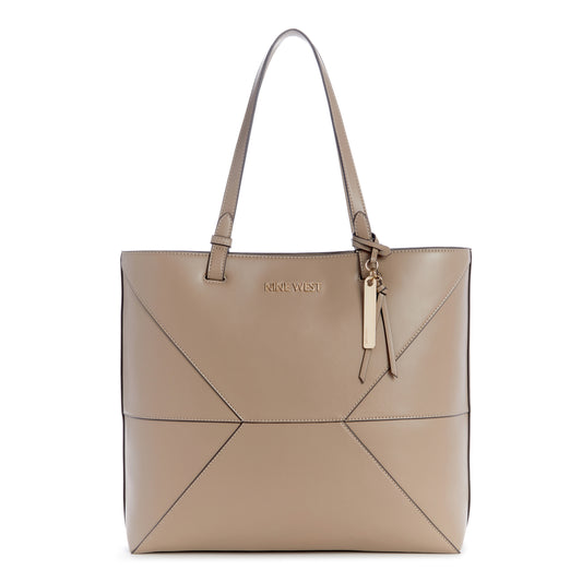 Cartera Tote Stevei Nude/Crema