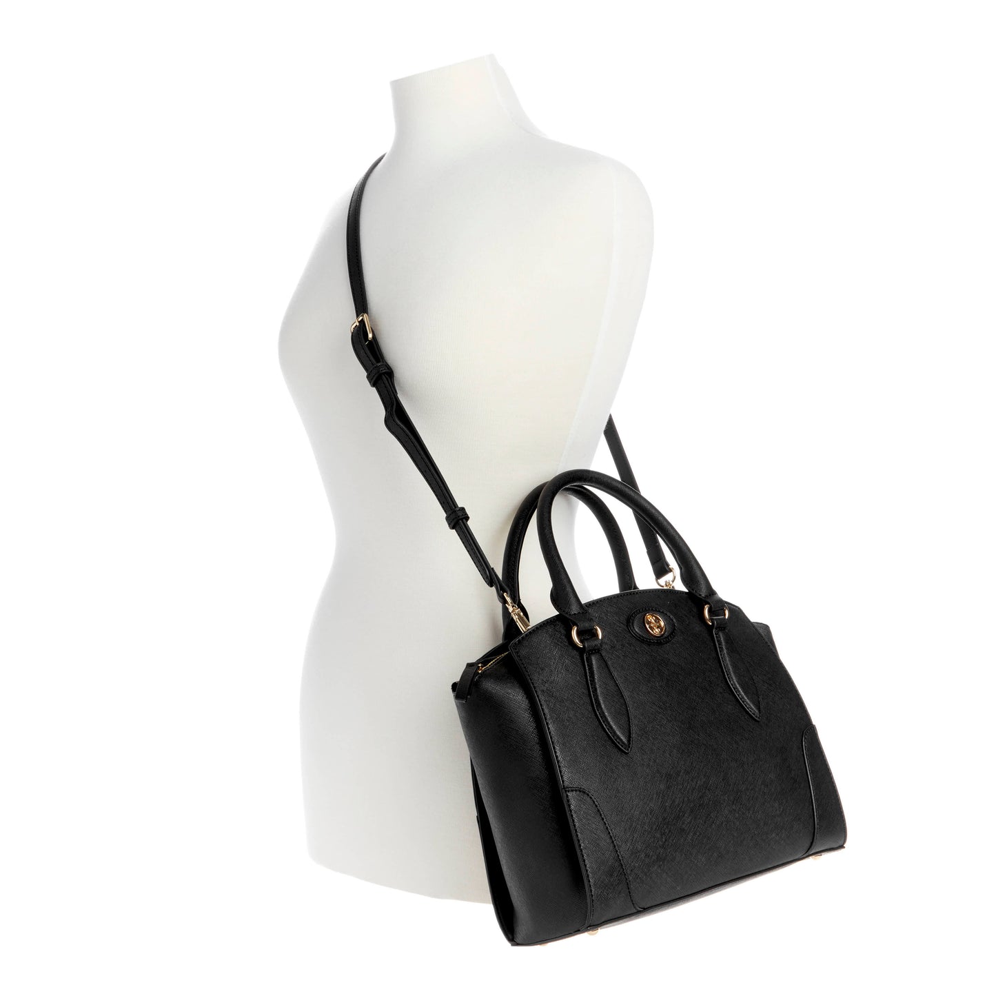 Cartera Satchel  Innes Negro