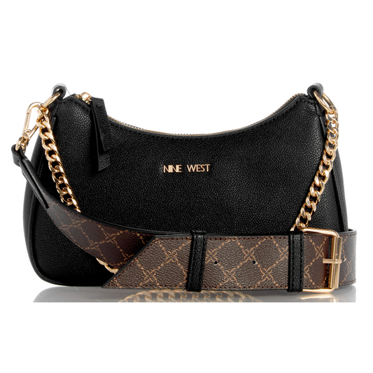 Cartera Shoulder Bona Negro