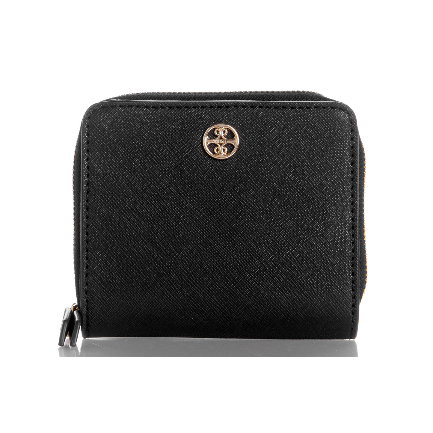 Billetera Zip Reflected Negro