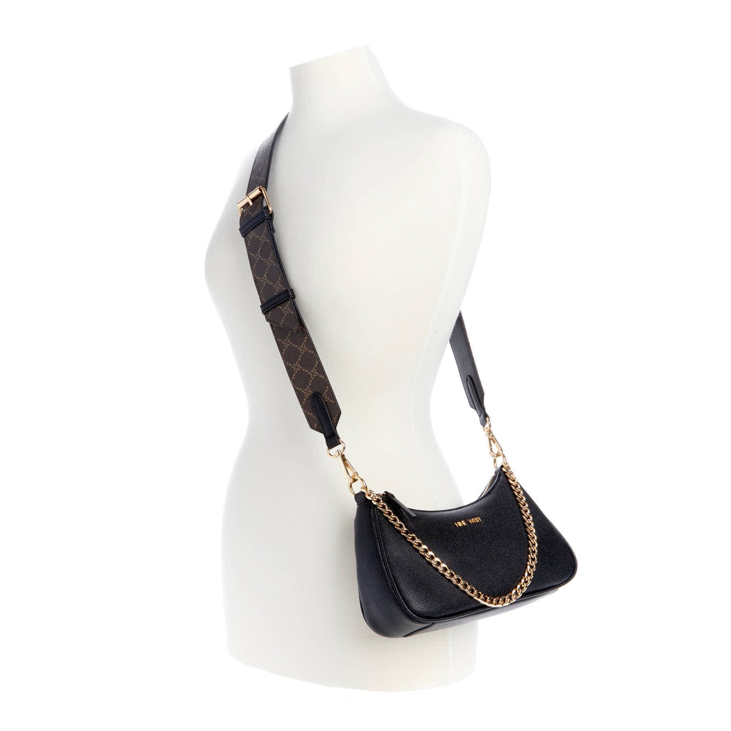 Cartera Shoulder Bona Negro