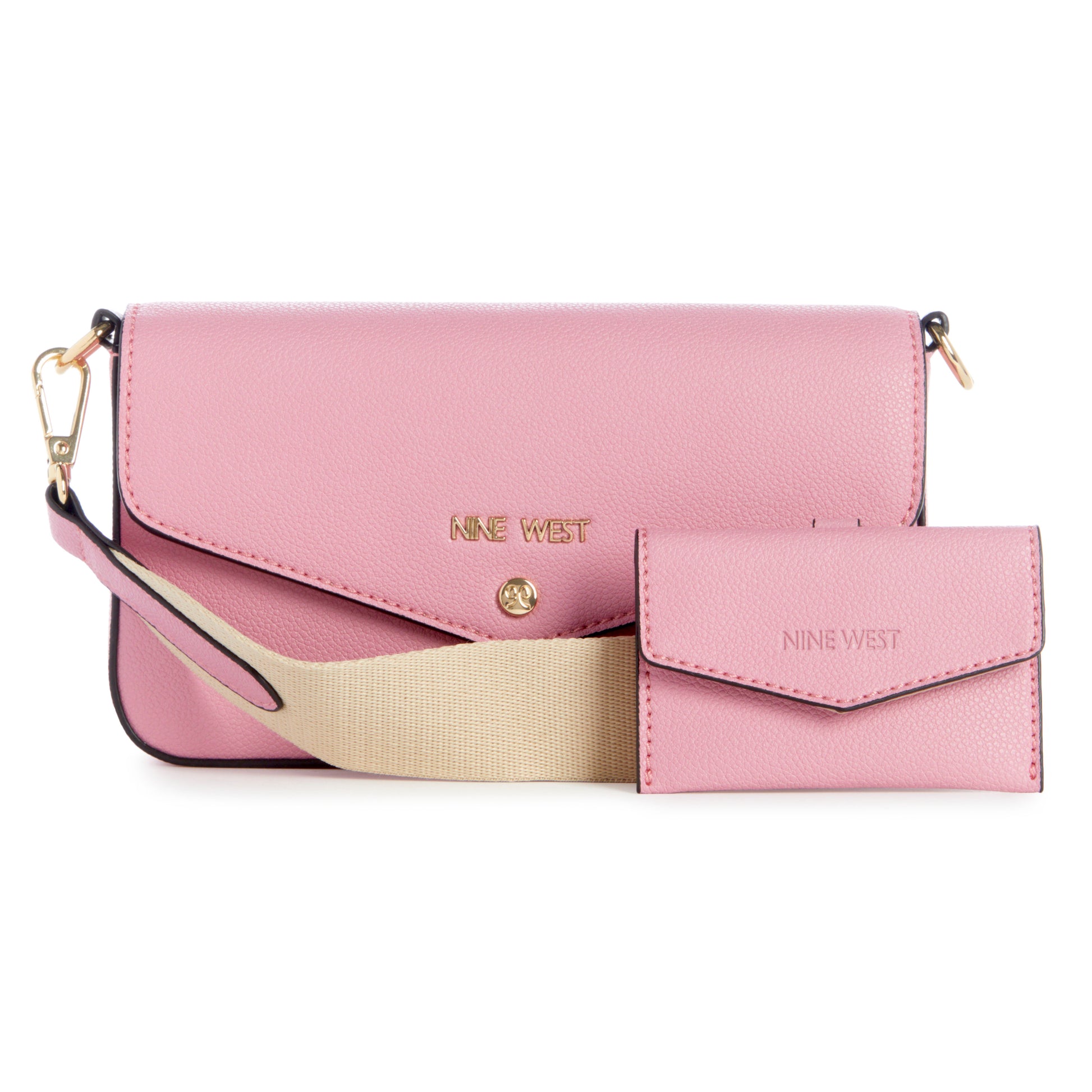 Nine West Carteras Rosa Cartera Crossbody Nine West Color Rosa