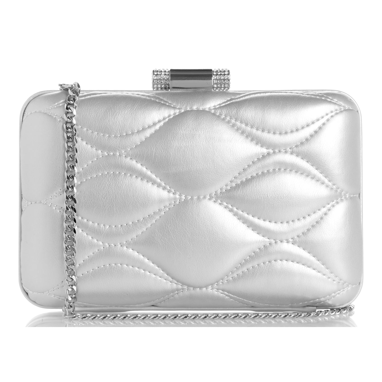 Cartera Min Isa Plata