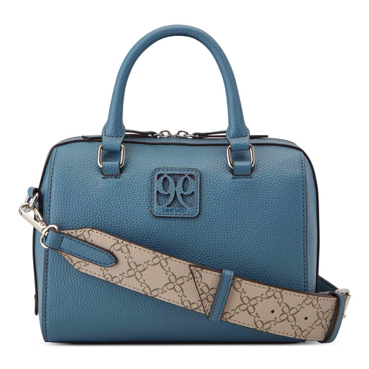 Cartera Satchel  Cindi Azul